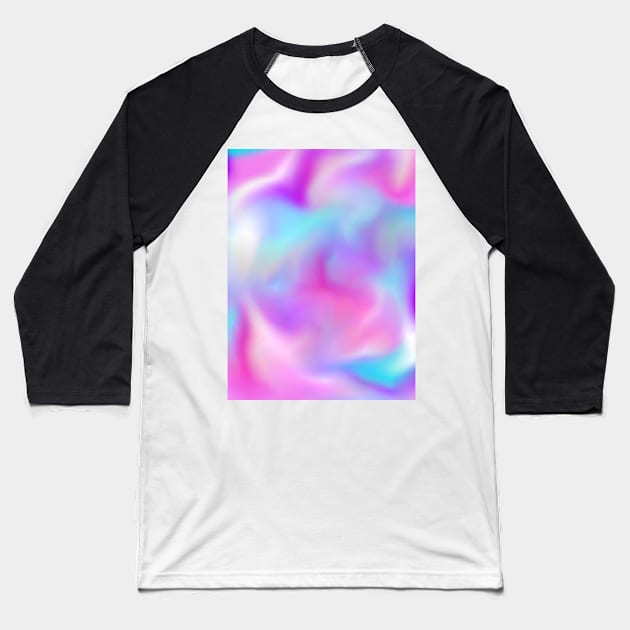 Cotton Candyland Baseball T-Shirt by BoonieDunes